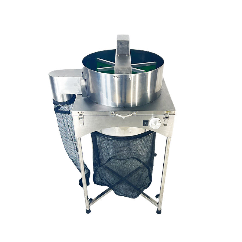18" Replaceable Wire Grate Stainless Steel Integrated Triple Blade Hydroponic Wet Leaf Bud Trimmer