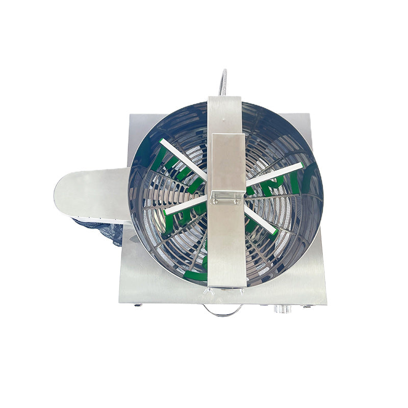 Tebaoyi Stainless Steel 18 Inch Hydroponics Double Motor 1.5Lb Bud Leaf Trimmer 3 Speed Power Trimmers Leaf Trimmer