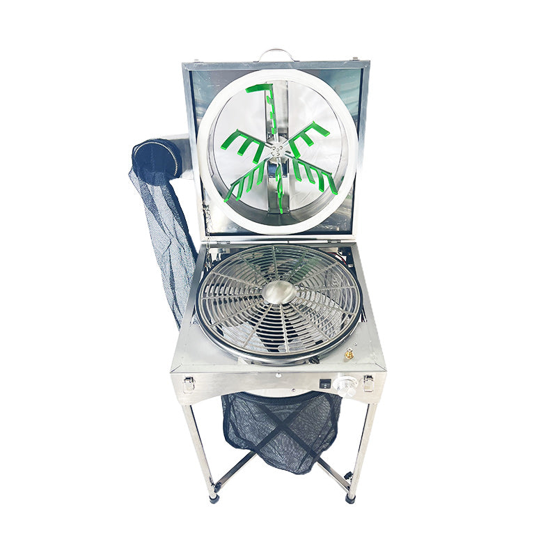 Tebaoyi Stainless Steel 18 Inch Hydroponics Double Motor 1.5Lb Bud Leaf Trimmer 3 Speed Power Trimmers Leaf Trimmer
