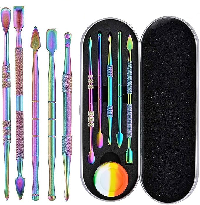 Wax Carving Double-Ended Carving Tool Wax Sculpting Tools Portable Metal Case For Concentration