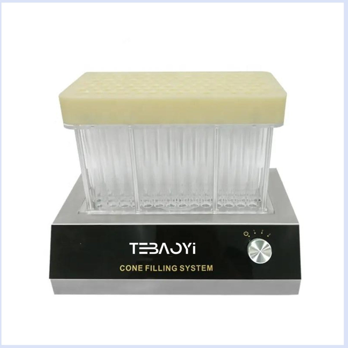 Tebaoyi Pre Rolled Cone Filling Machine 100Pcs Pre-roll Jointed For 84mm/98mm/110mm Cone Filler System Buddies Bump Box