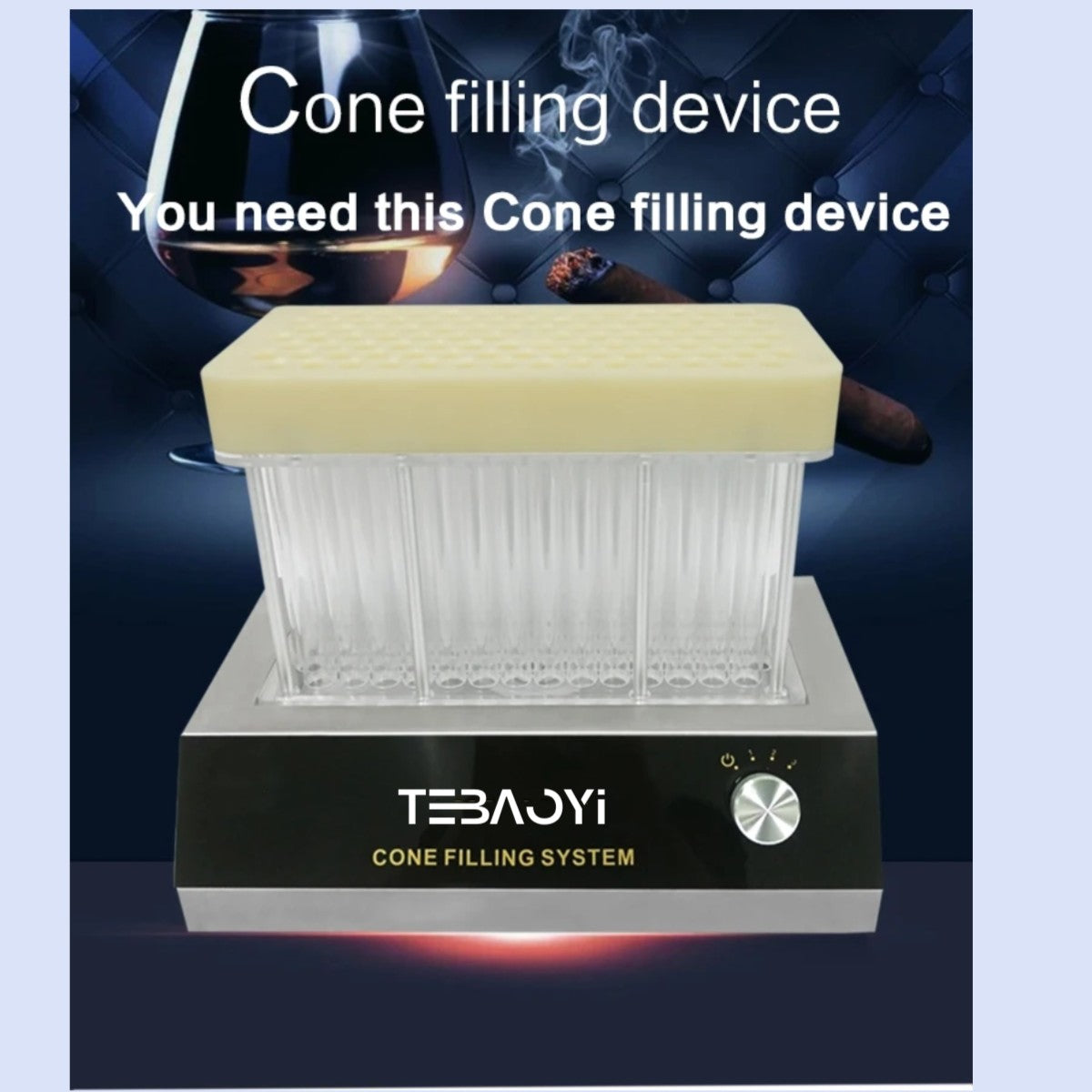 Pre-Roll Manufacturing Cone Filling Machine Filter 100Pcs In 2 Minutes Applicable 84mm 98mm 109mm Pre Roll Joint