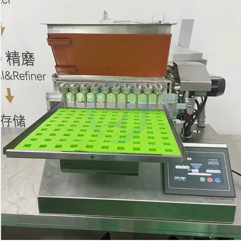 Automatic Gummy Machine Filling Depositor Maker Ball Bear Soft Sugar Mint Jelly Lollipop Small Hard Gummy Bear Candy Making Machine
