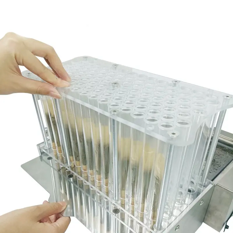 Tebaoyi Pre Rolled Cone Filling Machine 100Pcs Pre-roll Jointed For 84mm/98mm/110mm Cone Filler System Buddies Bump Box