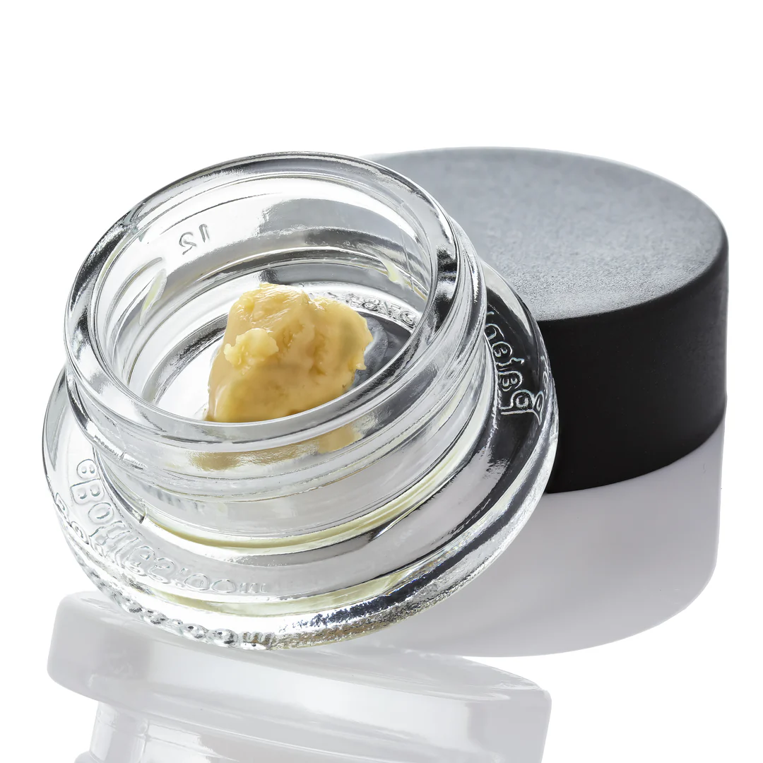 5ml 10ml Rosin Glass Jars UV Concentrate Wax Oil Hash Container 5g 9g Child Proof Black Rosin Glass Jar