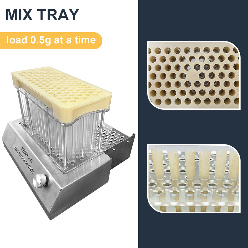 100pcs Rolling Cone Machine And Sealing 110mm 98mm 84mm Cone Size Pre Roll Machine With Dutch Crown Device