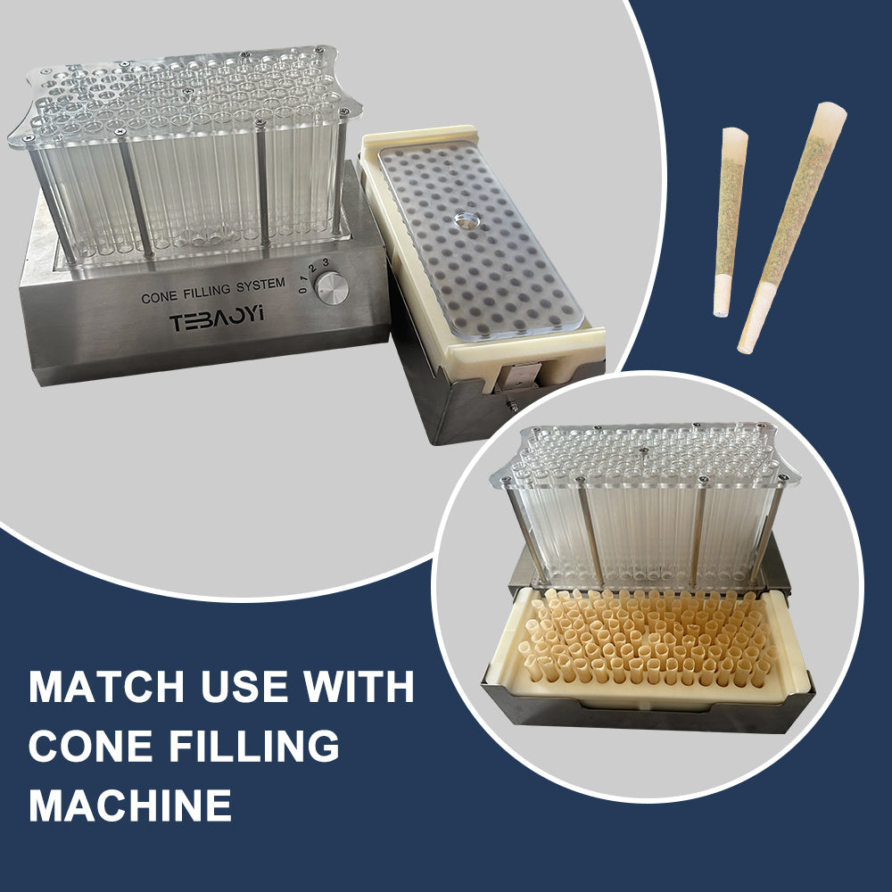Dutch Crown Device For King Size Use With Pre Rolled Cone Filling Machine