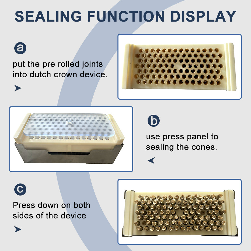 Sealing Boxes For 1 1/4 Size Cone Joint Roller Machine Closer 109mm