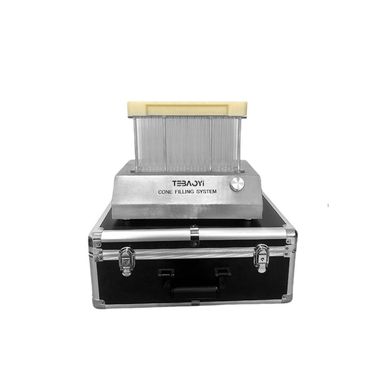Tebaoyi 100 Cone Filling Machine Knockbox For 84mm/98mm/109mm King Size Cone Filler