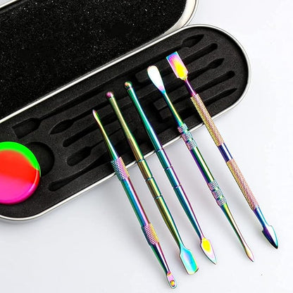 Wax Carving Double-Ended Carving Tool Wax Sculpting Tools  Portable Metal Case For Concentration