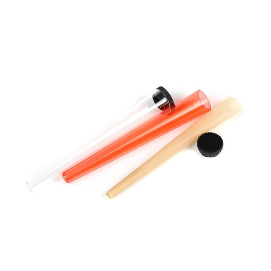 Pre - Rolled Plastic Pipes with a Diameter of 110mm and PP Lids For Pre Rolled Cone