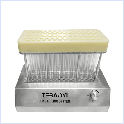 Tebaoyi 100 Cone Filling Machine Knockbox For 84mm/98mm/109mm King Size Cone Filler