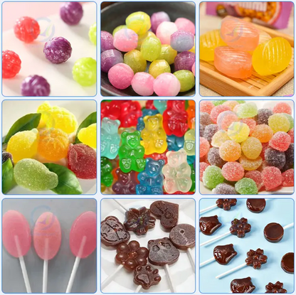 Automatic Gummy Depositing EquipmentJelly Lollipop Chocolate Making Machine For Candy Maker Producing Sweet Small Scale